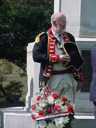 PG McCarl Presents Wreath On Behalf of the National Society