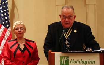 Major Eleanor Morris (Ret.) and Major G. William Glidden (Ret.)- Photo: Rick Saunders