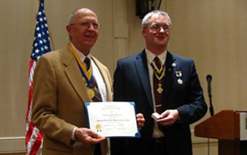 Past President Lew Slocum and President Rich Fullam - Photo: Rich Fullam