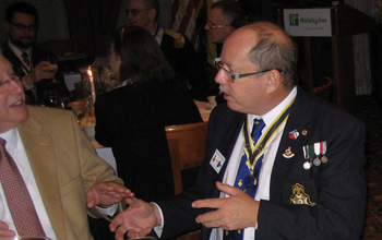 Charlie and Vermont Society SAR State President Douglass 'Tim' Mabee
