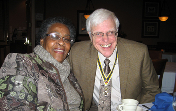 Joyce Armstrong and State Vice President - Capital Region and Past Chapter President Duane Booth