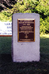 SAR Monument - Saratoga Battlefield, photo: Dennis Marr