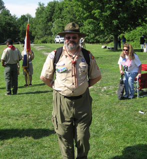 Rick Saunders, Past Chapter President, Youth Committee Chair and the recipient of the National Society's Robert E. Burke Scout Award.  Rick is a long time Scout Leader with Troop 6, in Glens Falls.  Rick, that award like the many you've earned was very well deserved!