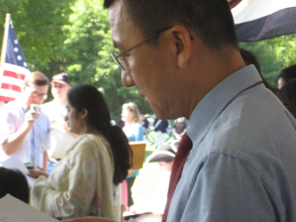 Taking the Oath of Allegiance