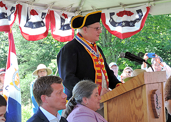 Saratoga Battle President Douglas Gallant