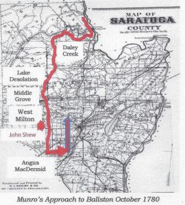 Map of Saratoga