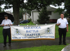 Getting Ready -(L-R) New member Doug Reynolds and long time member Charlie Walter