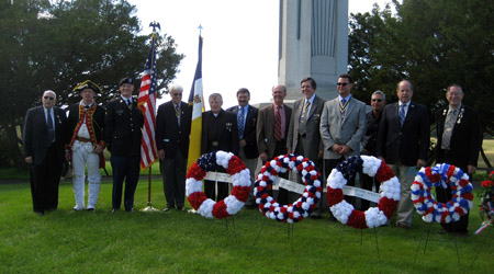 (l-r) Steve Coye, Mike Companion, Rich Fullam, Duane Booth, Tom Dunne, George Malinoski, Joel Bixby *, Dennis Marr, Tivo Africa, Pat Festa, Douglass 