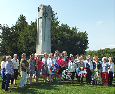 All of the DAR members present at the ceremony.