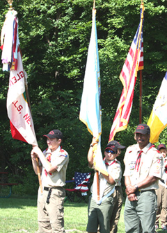 Boy Scouts Present Colors - Photo courtesy of Rick Saunders, Jr.